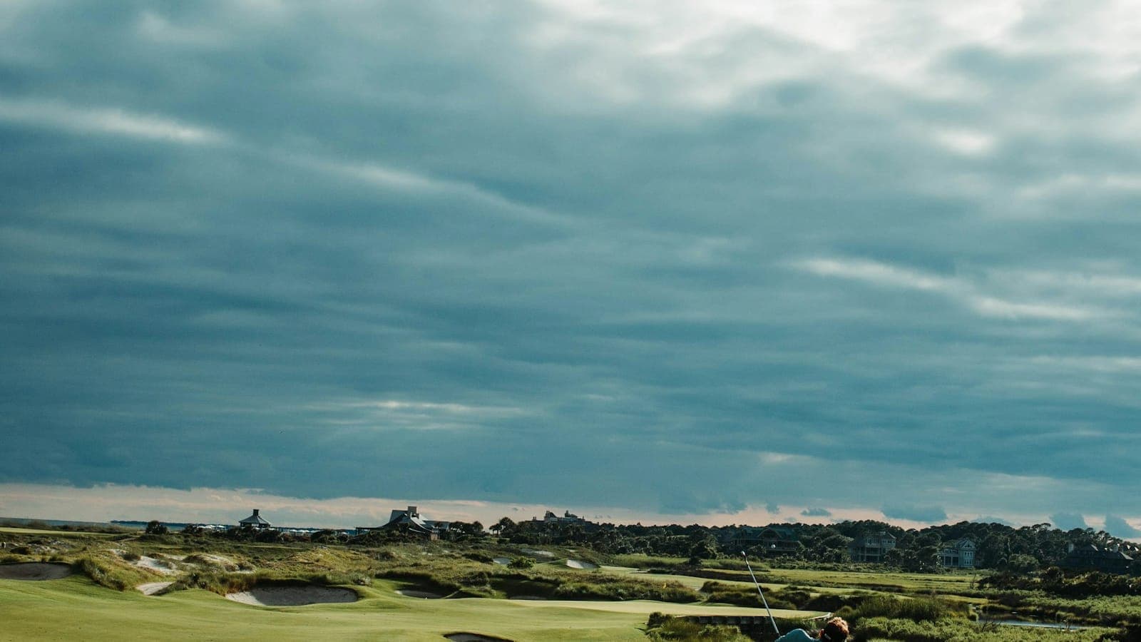 Trial golf course landscape